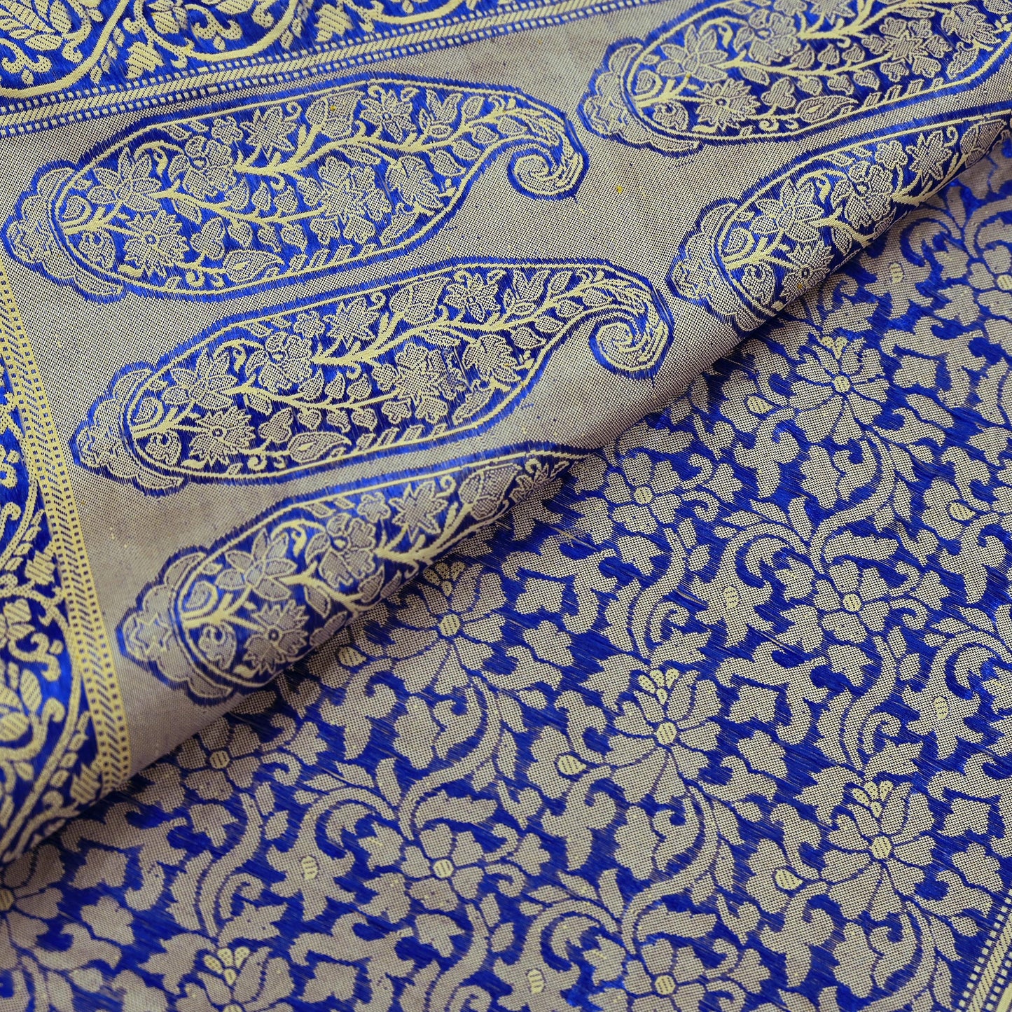 Indian Vintage Sari Ivory Artificial Silk Hand Woven Sarees 5yd Ethnic Elephants Craft Fabric Sewing Wedding Sarees Dress making Crafting