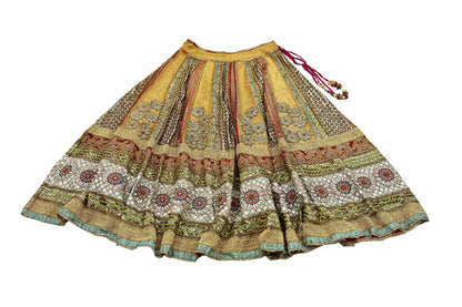 Indian Pre-owned Heavy Wedding Hand Embroidered Lehenga/Dupatta Designer By Anamika Khanna Zardozi Bridal Wear Floral Design