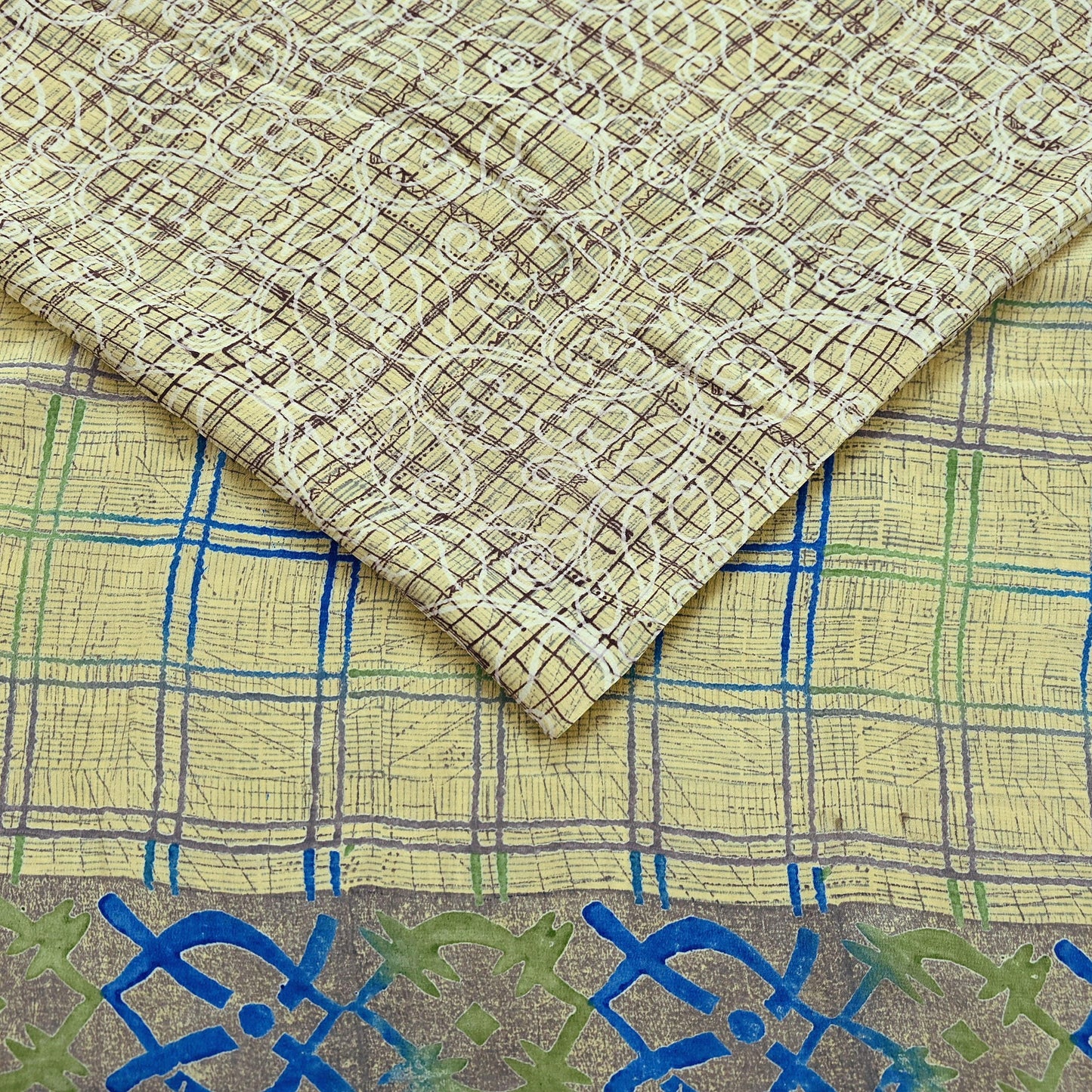 Indian Vintage Sari Beige Pure Crepe Silk Printed Sarees 5yd Sewing Floral Soft Craft Fabric Wrap Dress making Upcycle Crafting Quilting