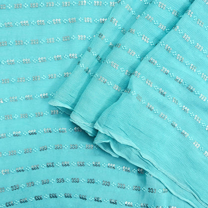 Indian Vintage Green Dupatta Pure silk Long Stole Hand Embroidered Scarves Floral Design Stole Veil Wrap Zari Sequins