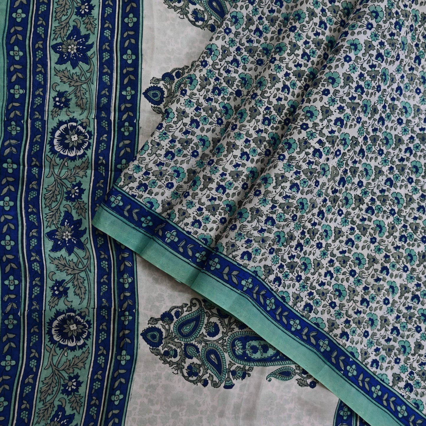 Indian Vintage  Sari Pink & Green Pure Silk Printed Sarees 5yd Sewing Craft Fabric Dress Making Soft Floral Ethnic Quilting Crafting