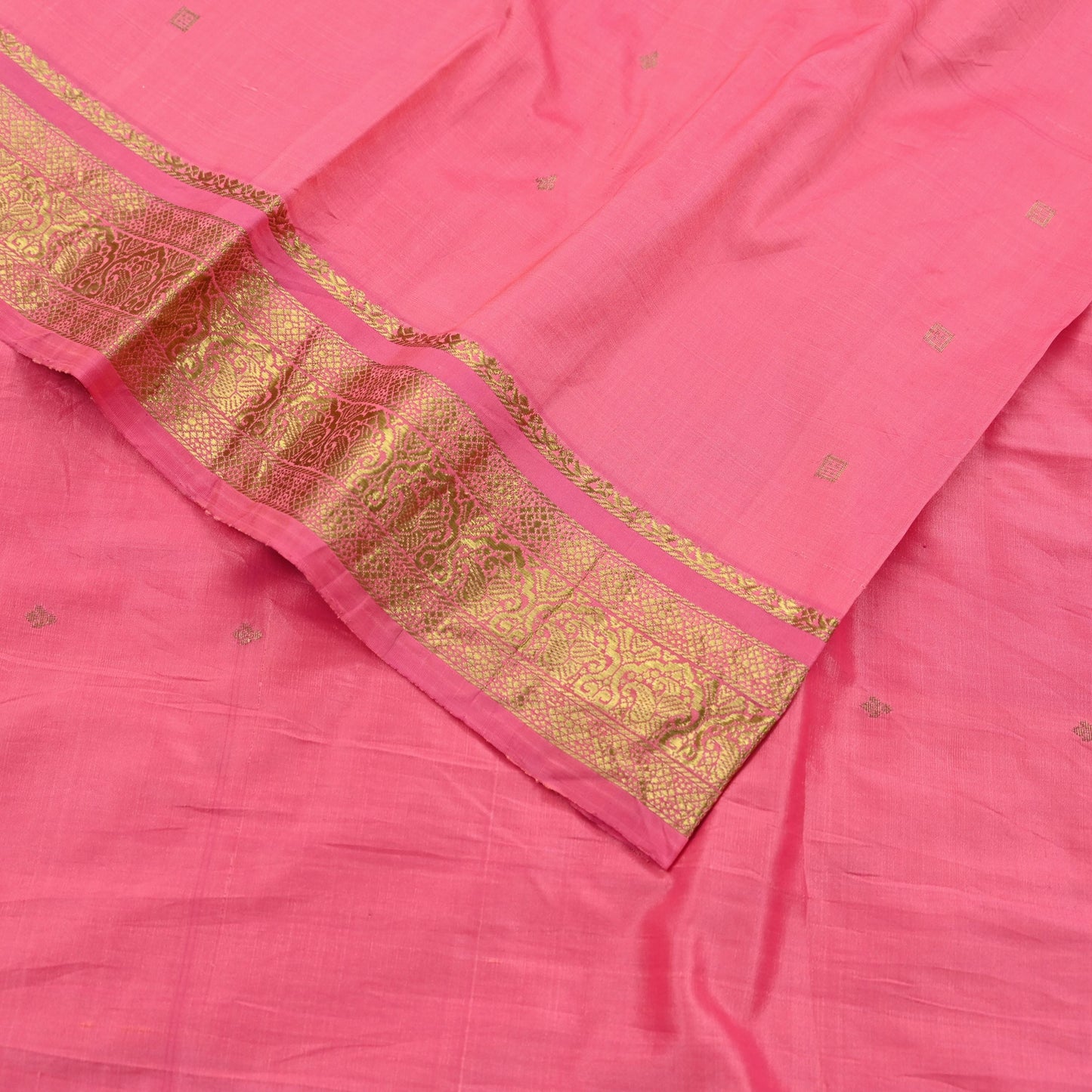 Indian Vintage Pink Dupatta Long Stole Pure silk Woven Banarasi Scarves Veil Scarf Wrap Hippie Boho Soft Floral Zari
