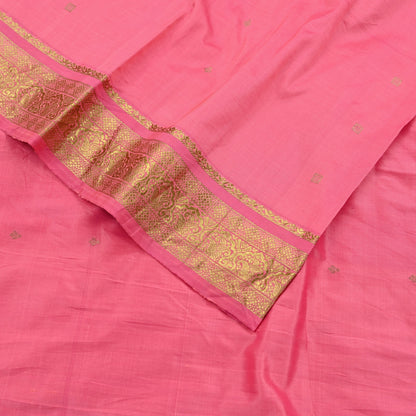 Indian Vintage Pink Dupatta Long Stole Pure silk Woven Banarasi Scarves Veil Scarf Wrap Hippie Boho Soft Floral Zari