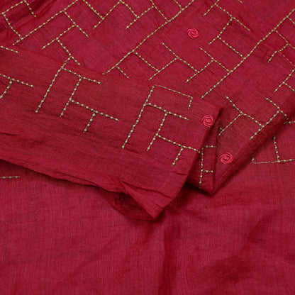 Indian Vintage Pink Dupatta Pure silk Long Stole Hand Embroidered Scarves Floral Design Stole Veil Wrap