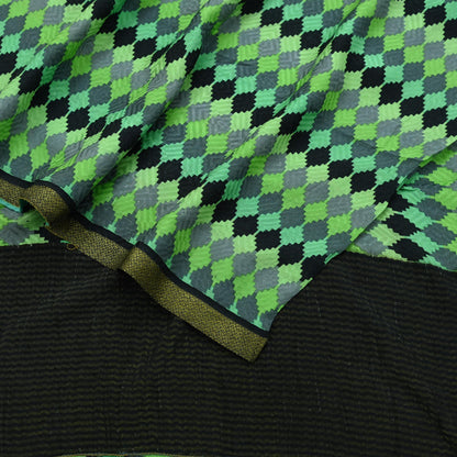 Indian Vintage Multi Saree Pure Crepe Silk Printed Sari Craft Fabric 5yd Sewing Floral Soft Craft Fabric Wrap Crafting Quilting Upcycle