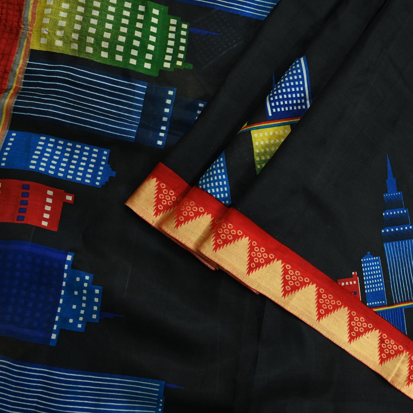 Indian Vintage Sari Black Printed Pure Silk Sarees Craft Fabric 6yd Sewing Floral Soft Dress Designing  for Crafting Quilting Upcycle Wrap