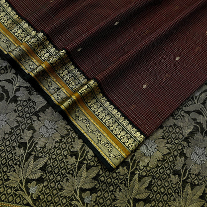Indian Vintage Sari Pure Cotton Hand Woven Sarees Craft Fabric 5yd Ethnic Floral Crafting Upcycle Quilting Dress Making Quilting