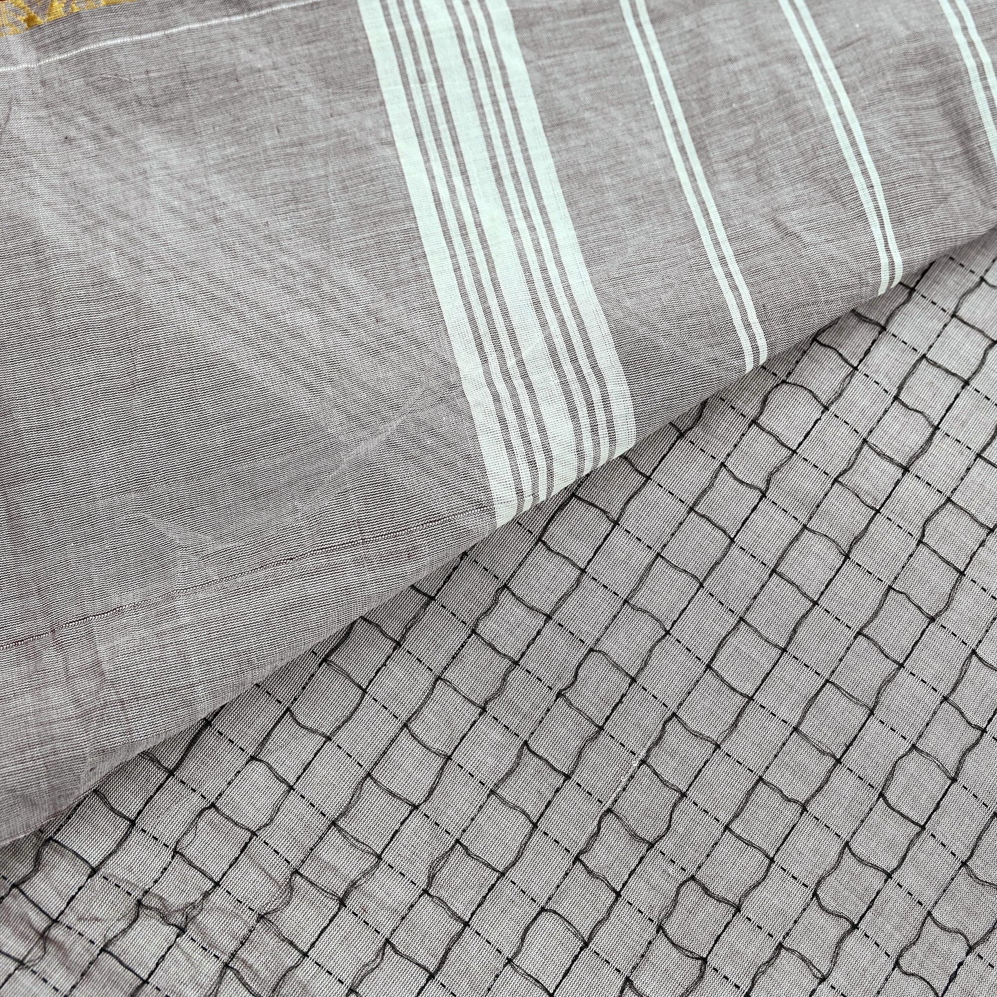 Indian Vintage Sari Pure Cotton Hand Woven Sarees Craft Fabric 5yd Ethnic Floral Crafting Upcycle Quilting Dress Making Quilting