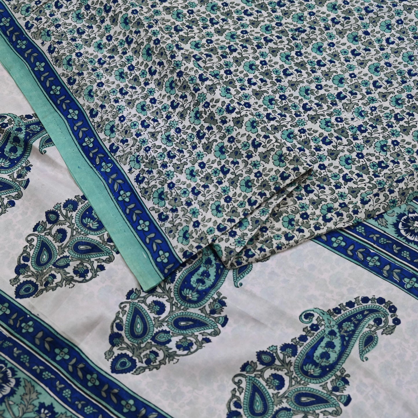 Indian Vintage  Sari Pink & Green Pure Silk Printed Sarees 5yd Sewing Craft Fabric Dress Making Soft Floral Ethnic Quilting Crafting