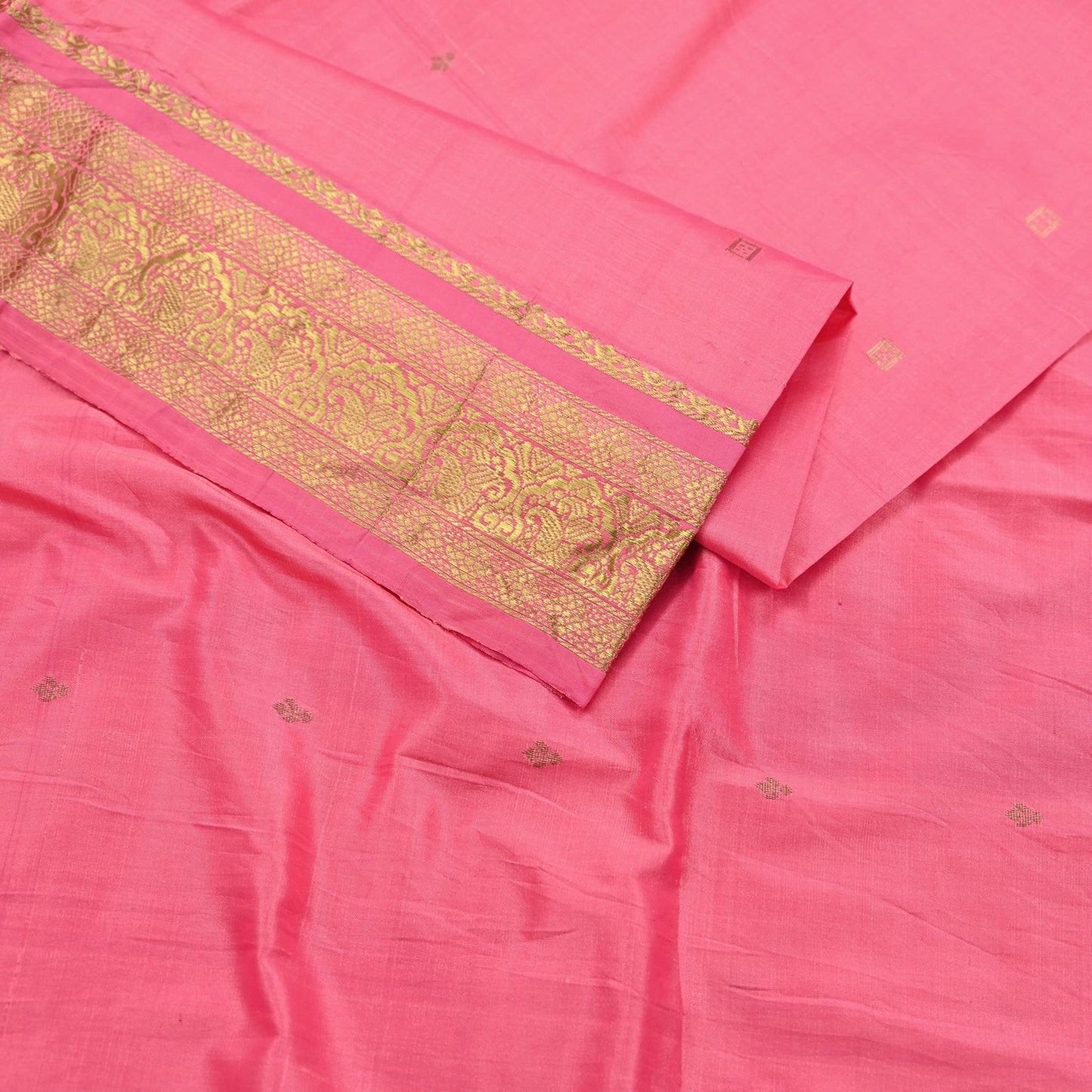 Indian Vintage Pink Dupatta Long Stole Pure silk Woven Banarasi Scarves Veil Scarf Wrap Hippie Boho Soft Floral Zari