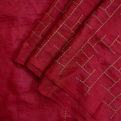 Indian Vintage Pink Dupatta Pure silk Long Stole Hand Embroidered Scarves Floral Design Stole Veil Wrap