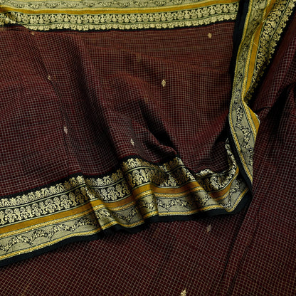 Indian Vintage Sari Pure Cotton Hand Woven Sarees Craft Fabric 5yd Ethnic Floral Crafting Upcycle Quilting Dress Making Quilting