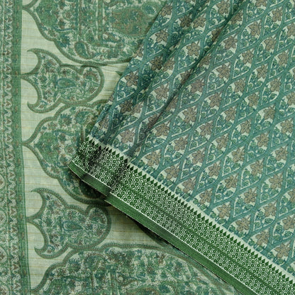Indian Vintage Sari Ivory Pure Cotton Hand Block Printed Sarees 5Yd Craft Fabric Soft Sewing Sarong Dress Making Quilting Crafting