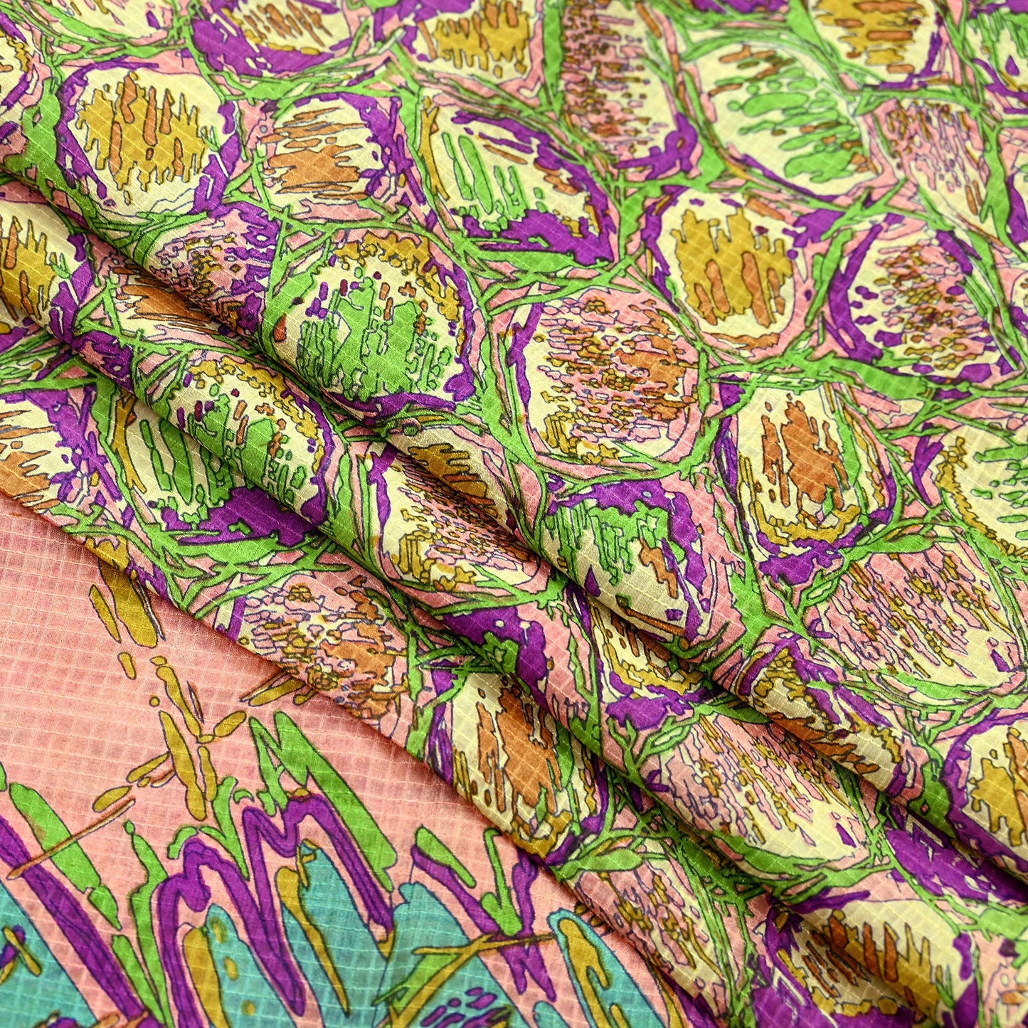 Indian Vintage Multi Saree 100% Pure Silk Printed Sari Craft Fabric 5yd Sewing Dress Making Soft Floral Crafting Quilting Upcycle
