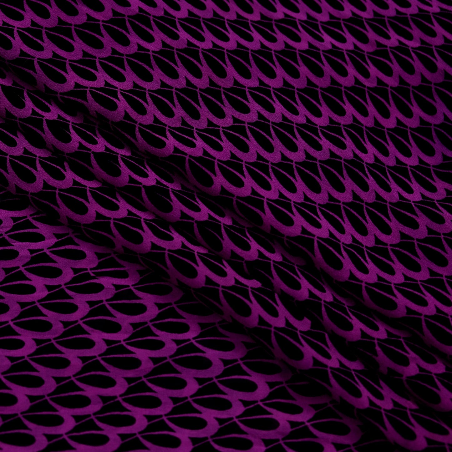 Indian Women Vintage Sari Black & Purple 100% Pure Georgette Silk Printed Saree Sewing 5yd Soft Craft Fabric Dress Making Dress Designing