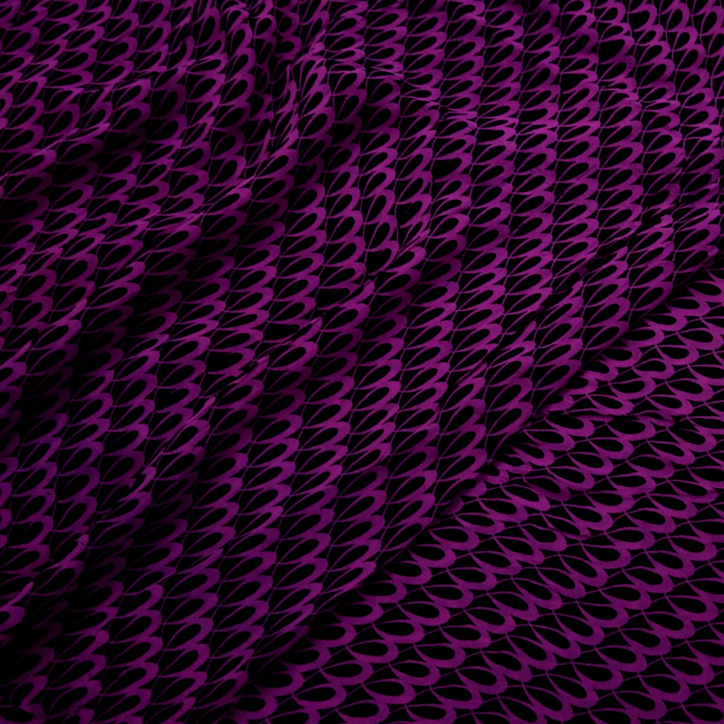 Indian Women Vintage Sari Black & Purple 100% Pure Georgette Silk Printed Saree Sewing 5yd Soft Craft Fabric Dress Making Dress Designing