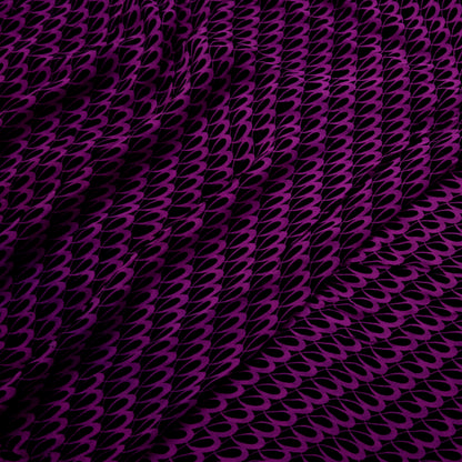 Indian Women Vintage Sari Black & Purple 100% Pure Georgette Silk Printed Saree Sewing 5yd Soft Craft Fabric Dress Making Dress Designing