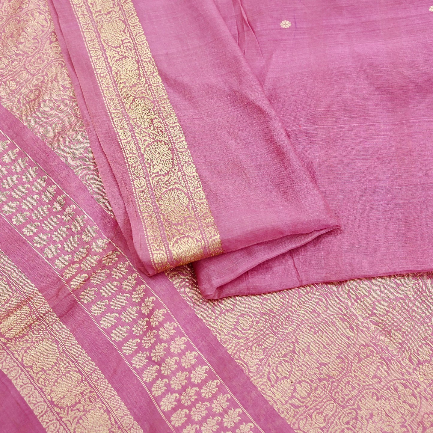 Indian Vintage Dupatta Pink Long Stole Hand Woven Pure Chanderi Silk Scarves Veil Zari Soft Fringes Scarf Wrap Boho