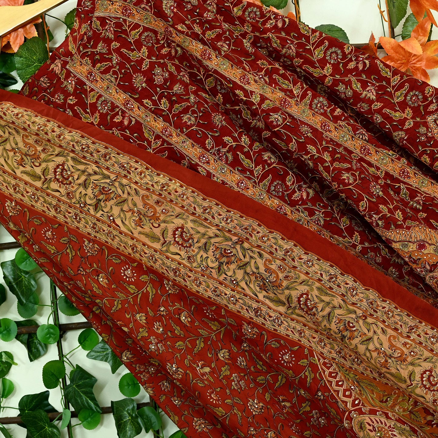 Indian Pre-owned Pure Silk Hand Embroidered Ritu Kumar Designer Lehenga And Dupatta Set Ethnic Bollywood Party Wear