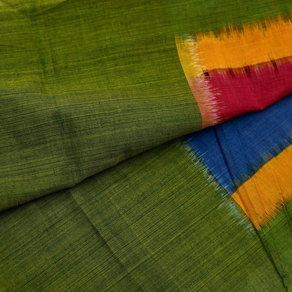 Indian Vintage Green & Pink Dupatta Long Stole Woven Pure Cotton Scarves Veil Scarf Soft Fringes Boho