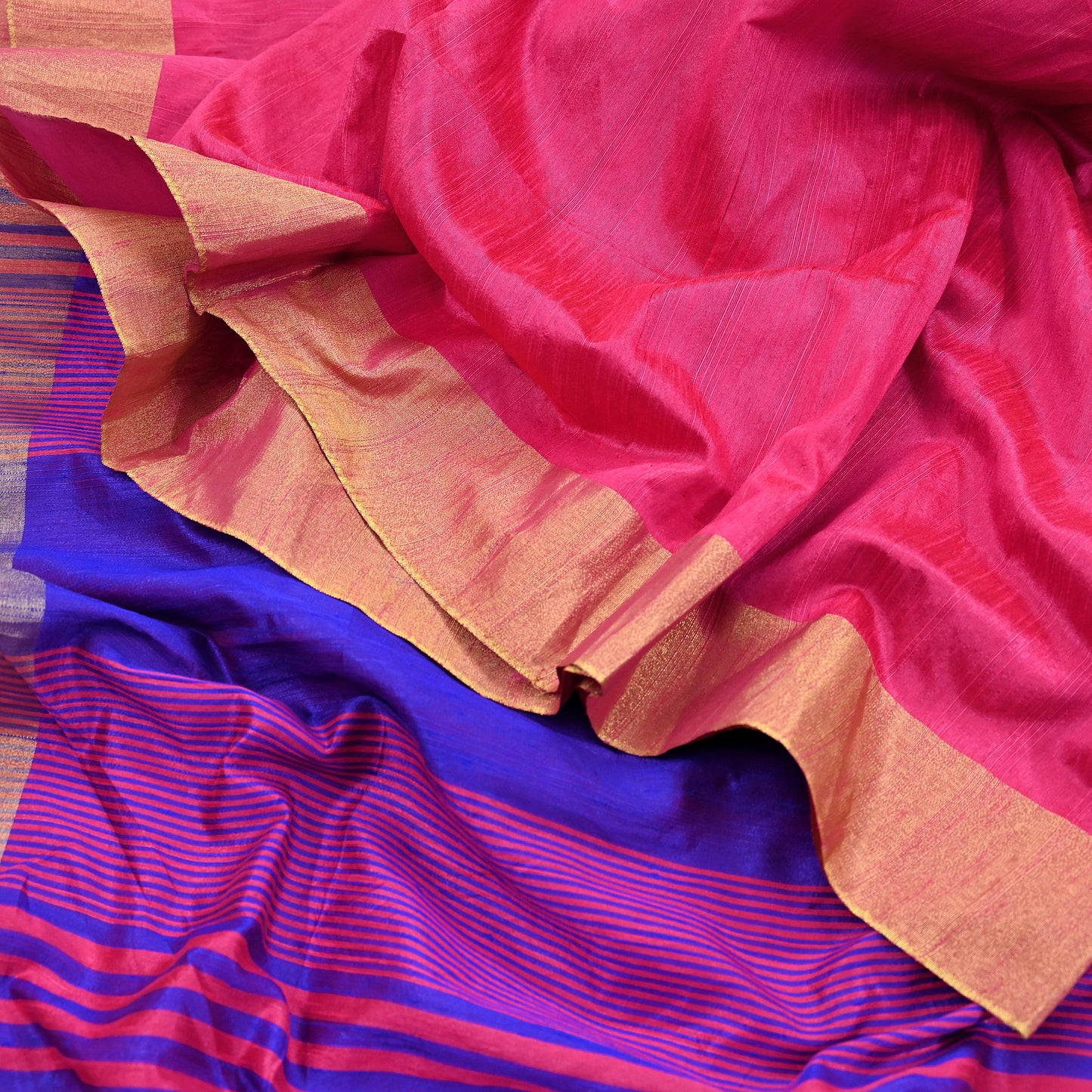 Indian Vintage Sarees Artificial Silk Embroidered Sari Craft Fabric 6Yd Sewing Stripes Dress making Crafting Quilting Upcycle Fringes
