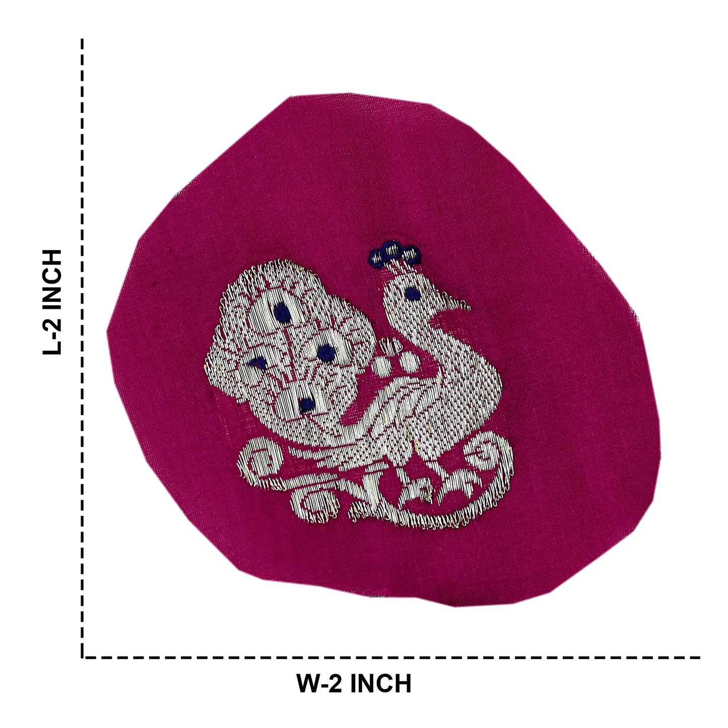 Vintage 4 Pcs Appliques Pink Sari Pure Silk Applique VERY OLD ANTIQUE Vintage Hand Woven Snippets Remnants Craft Journals India Rare