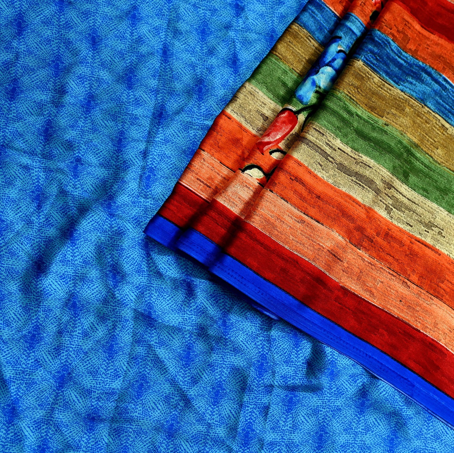 Indian Vintage Saree Multi Satin Printed Sari 5yd Sewing Floral Soft Craft Fabric Dressmaking For Crafting Quilting Upcycle