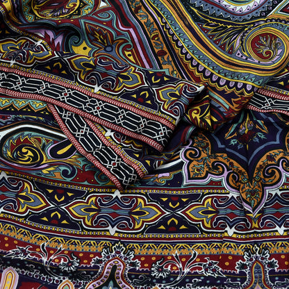 Women Indian Vintage Dupatta Long Stole Pure silk Digital Printed Dupatta Veil Scarves soft Boho Wrap Dressmaking Floral
