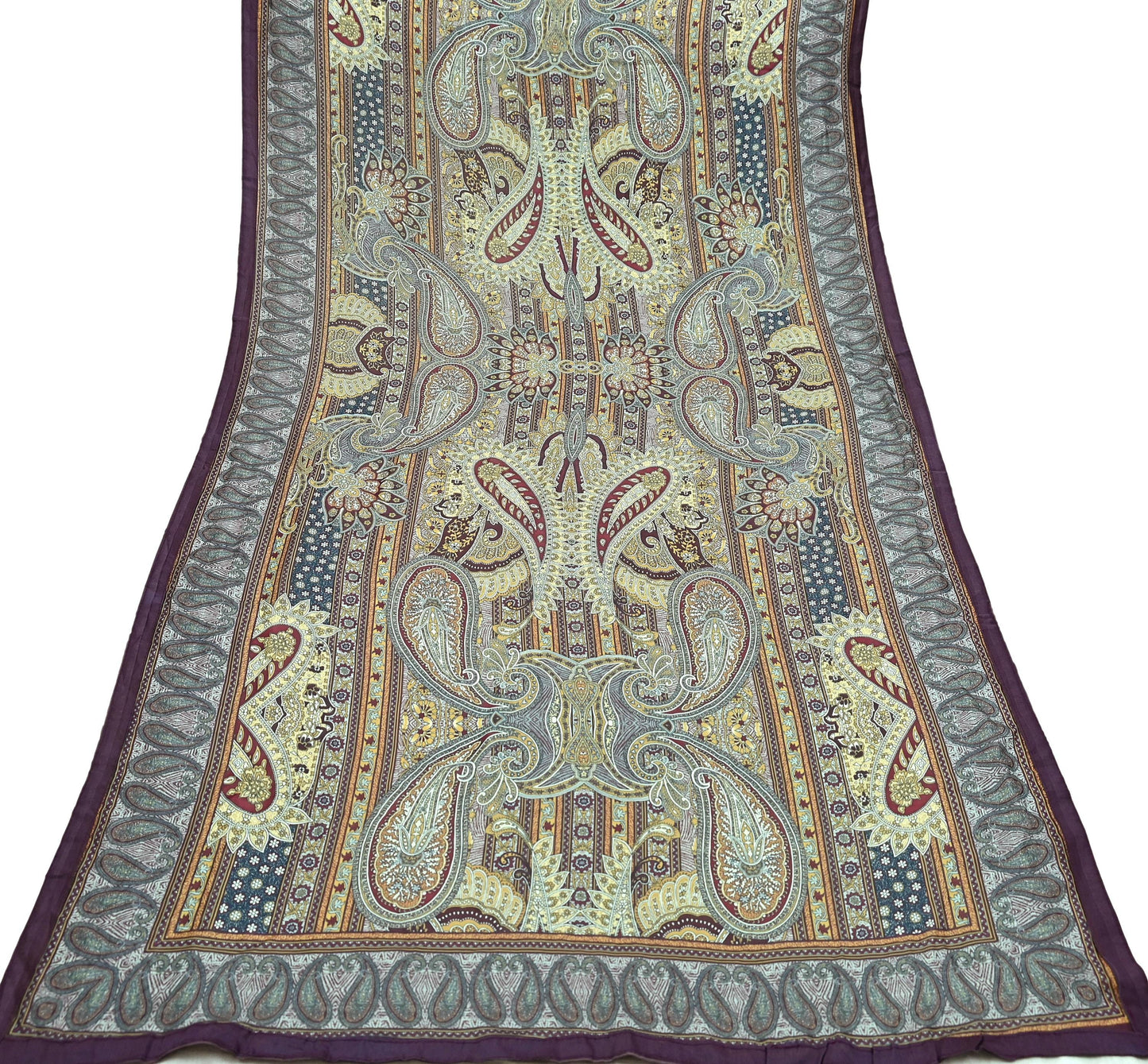 Women Indian Vintage Dupatta Long Stole Pure silk Digital Printed Dupatta Veil Scarves soft Boho Wrap Dressmaking Floral