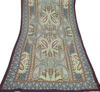 Women Indian Vintage Dupatta Long Stole Pure silk Digital Printed Dupatta Veil Scarves soft Boho Wrap Dressmaking Floral
