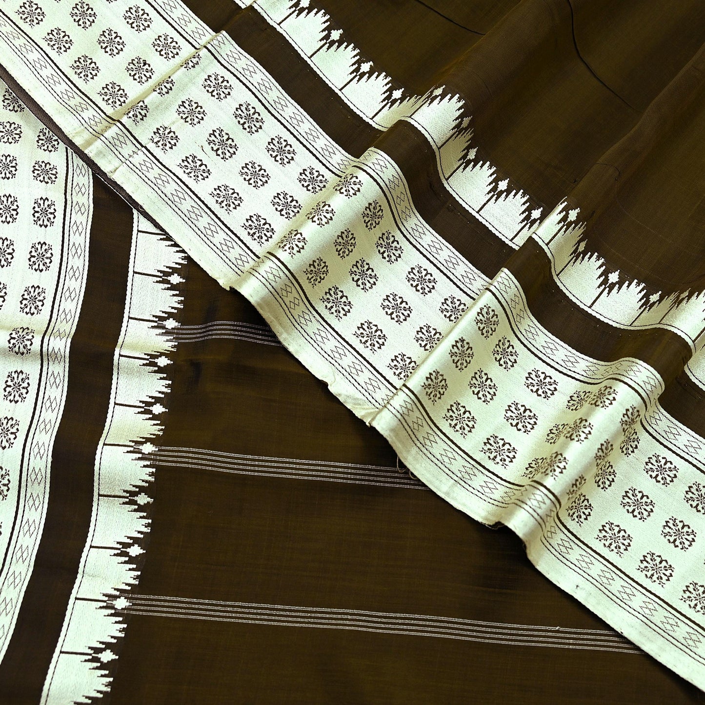 Indian Vintage Sari Green Mysore Silk Woven Sarees Craft Fabric 5Yd Ethnic South silk Dress Making Crafting Upcycle Quilting