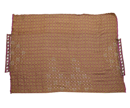 Indian New Sari Green & Purple Net/Mesh Hand Embroidered Designer Sabyasachi Sarees 6yd Ethnic Zardozi/Dabka Zari With Blouse Fabric