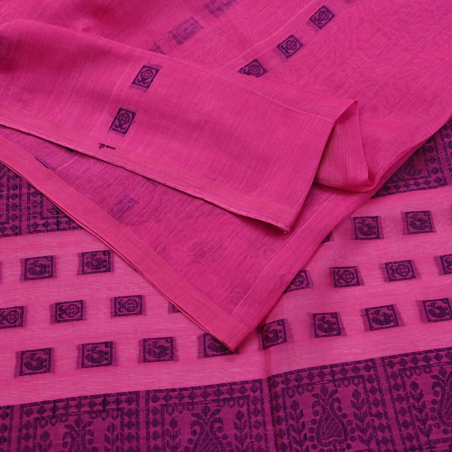 Indian Vintage Sari Pink Pure chanderi Silk Hand Woven Sarees Craft Fabric 5Yd Floral Soft Bollywood Sarees Crafting Upcycle