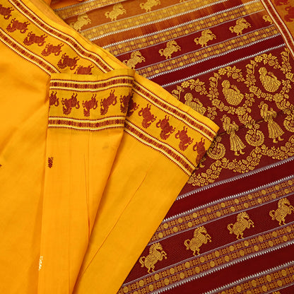 Indian Vintage Sari Pure Cotton Hand Woven Sarees Craft Fabric 5yd Ethnic Crafting Quilting Dress Making Quilting Upcycle