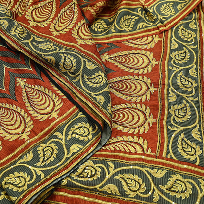 Indian Vintage Sari Pure Silk Hand Embroidered Sarees 5Yd Craft Fabric Sewing soft Quilting Crafting Upcycle Ethnic Bollywood sarees