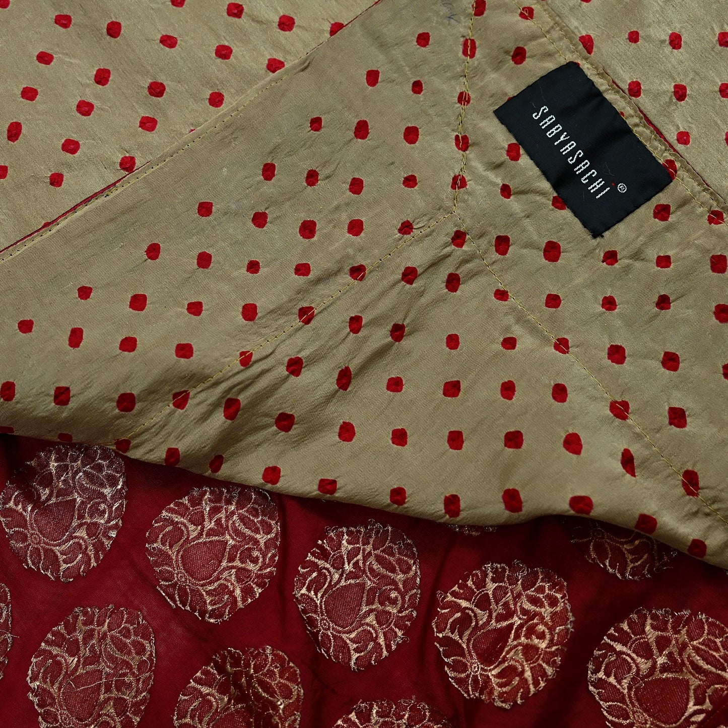 Indian New Saree Pure Chanderi Silk & Satin Silk Hand Embroidered Sabyasachi Designer Sari 6Yd Soft Ethnic Zardozi/ With Blouse Fabric