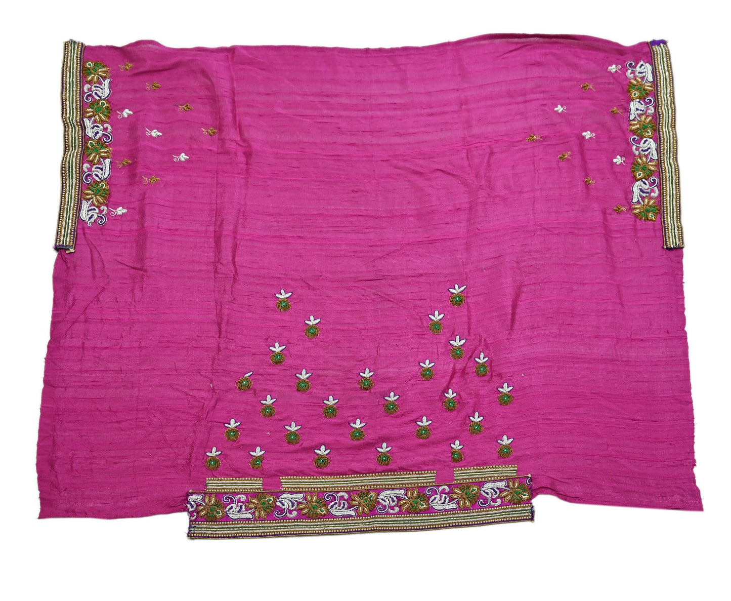 Indian Heavy Wedding Purple & Magenta Net/Mesh Hand Embroidered Fish Cut Lehenga 3pcs Set Designer By Manish Malhotra Party Wear