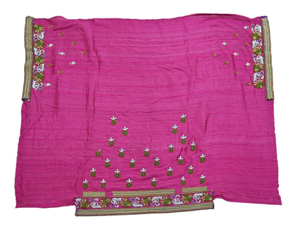 Indian Heavy Wedding Purple & Magenta Net/Mesh Hand Embroidered Fish Cut Lehenga 3pcs Set Designer By Manish Malhotra Party Wear