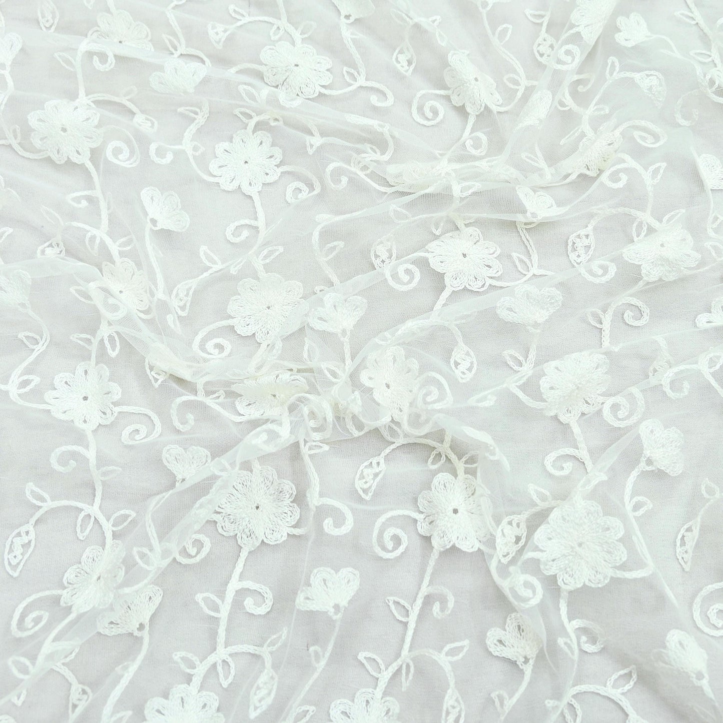 Indian Vintage White Dupatta Long Stole Net Mess Hand Embroidered Scarves Veil Hijab Sequins stole veil hijab