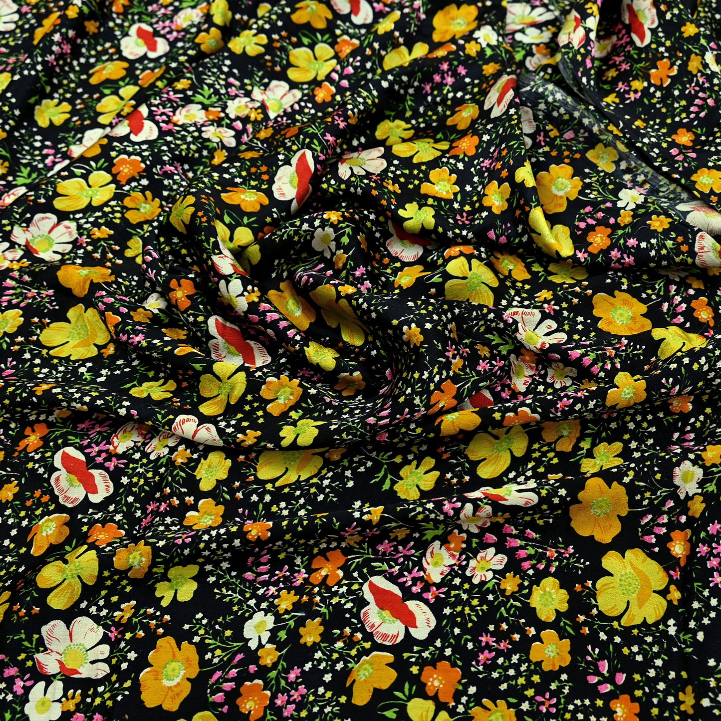 Indian Vintage Sari Black Printed 100% Pure Satin Silk Sarees 5yd Sewing Craft Fabric Dress Making Wrap Upcycle Quilting Crafting