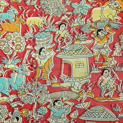 Indian Vintage Sari Ivory Printed Pure Cotton Sarees Fabric 5Yd Sarong Wrap Boho Kimono Soft Dress making Crafting Quilting Peacock