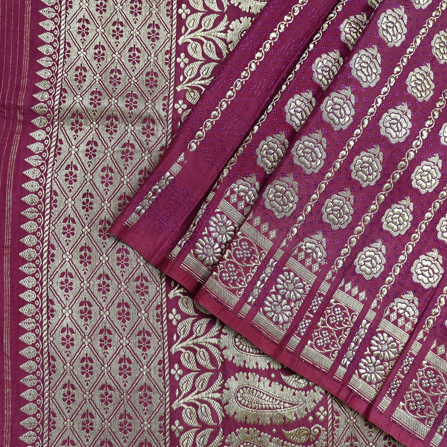 Indian Vintage Sari Heavy Wedding Pink Pure Satin Silk Woven Brocade Banarasi Sarees Silver Zari 5Yd Dress making Crafting Upcycle