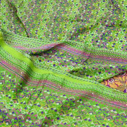 Indian Vintage Sari Pure Silk Hand Embroidered Sarees 5Yd Craft Fabric Sewing soft Quilting Crafting Upcycle Ethnic Bollywood sarees