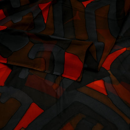 Indian Vintage Sari Multi Pure Georgette Silk Printed Sarees 5Yd Craft Fabric Sewing Soft Dress Making Geometric Quilting Used Upcycle