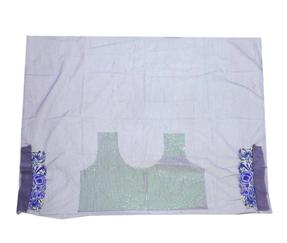 Indian Vintage Heavy Sari Purple Net/Mesh Embroidered Sarees Fabric 5Yd Sewing Soft Floral Craft Fabric Dress making Crafting Bollywood sari