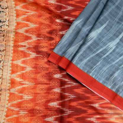 Indian Vintage Moss Crepe Saree Printed Floral Sari Fabric 6Yards Soft Craft Fabric for Sewing, Dressmaking, Quilting,Upcycling