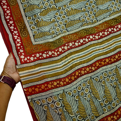 Women Vintage Sari Multi Pure Georgette Silk Printed Saree Craft Fabric Sewing 5Yard Soft Light Dress Making Floral Dress making Crafting