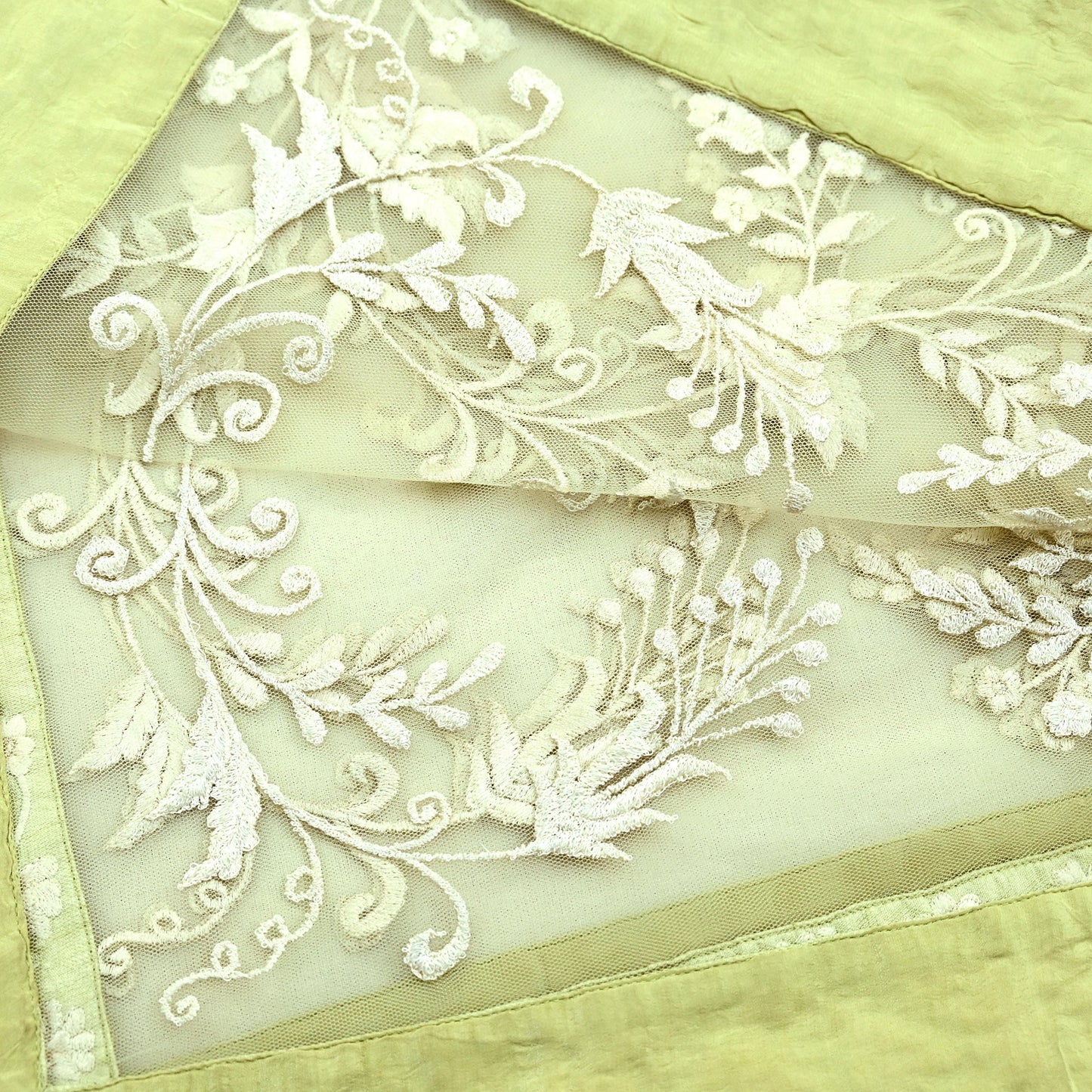 Indian Vintage Green Dupatta Long Stole Net Mess Hand Embroidered Scarves Veil Hijab Sequins stole veil hijab