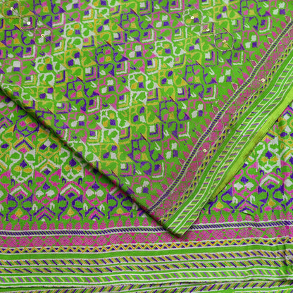 Indian Vintage Sari Pure Silk Hand Embroidered Sarees 5Yd Craft Fabric Sewing soft Quilting Crafting Upcycle Ethnic Bollywood sarees