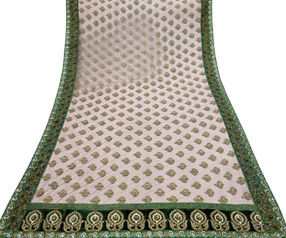 Indian Vintage Heavy Wedding Dupatta Maroon Net Long Stole Hand Embroidered By Designer Sabyasachi Scarves Zardozi Bridal Veil Hijab